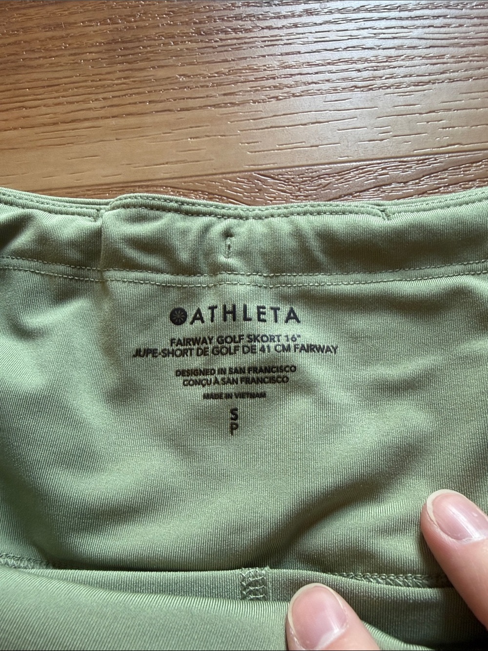 Athleta Fairway Golf Skort 6 inch Sage Green - Picture 6 of 10